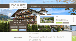 Desktop Screenshot of fichtenhof.com